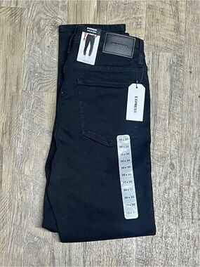 Express Men's Slim Jeans in Black